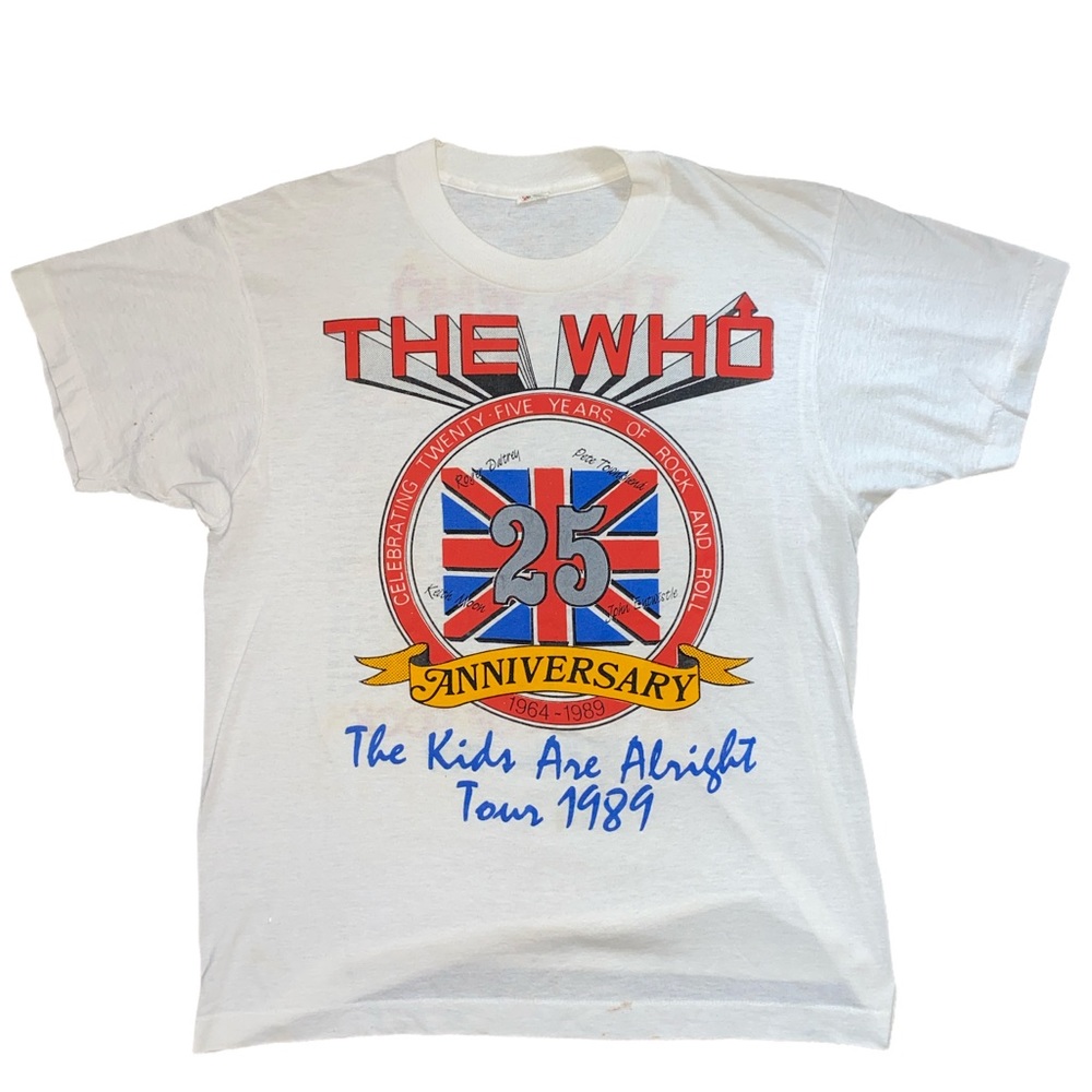 Vintage 1989 The Who Tour Tee